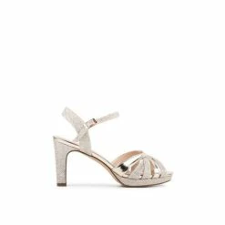 Deals ๐งจ Paradox London Glitter 'Lori' High Heel Ankle Strap Platform ๐ฉด Sandal For Female ๐