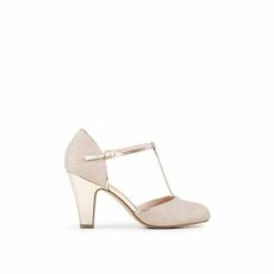 Wholesale ๐ Paradox London Glitter 'Flamenco' High Heel T-bar ๐ Shoes For Female ๐