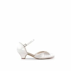 Top 10 ✔️ Paradox London Satin &apos;Protea&apos; Mid Kitten Heel Court 👟 Shoes For Female 🔔
