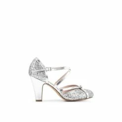 Cheapest 😉 Paradox London Glitter 'Fifi' High Heel Court 👟 Shoes For Female 👏
