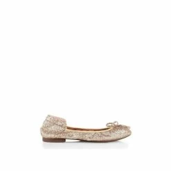 Deals 😉 Paradox London Glitter &apos;Xailya&apos; Ballet Pumps For Female 😍