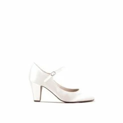 Brand new 🧨 Paradox London Satin &apos;Radiance&apos; Mid Block Heel Mary Janes For Female ✔️