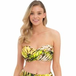 Promo ⭐ Fantasie Kabini Oasis Underwire Twist Bandeau 👙 Bikini Top For Female 🤩