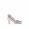 Cheap ✔️ Paradox London Glitter 'Joleen' High Heel Round Toe Court 👟 Shoes For Female ⌛
