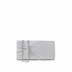 Budget โ๏ธ Paradox London Glitter 'Danita' Envelope Clutch Bag For Female ๐คฉ