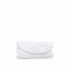 Deals ✨ Paradox London Curve Flap &apos;Dorothy&apos; Lace Clutch Bag For Female ⭐