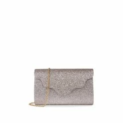 Cheap ๐ Paradox London Glitter 'Dali' Scallop Edge Clutch Bag For Female ๐คฉ