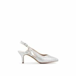 Cheapest 🔥 Paradox London Gitter 'Flavia' Extra Wide Fit Mid Heel Sling Back For Female 🔥
